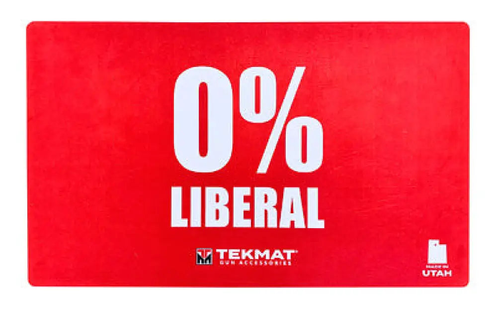 Tekmat Door Mat Zero Percent Liberal Buy at Faith and Freedom Outdoors - Training Equipment