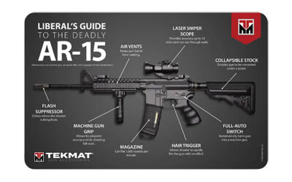 Tekmat Liberals Guide to the Ar15 Buy at Faith and Freedom Outdoors - Cleaning Hardware & Components - Mat