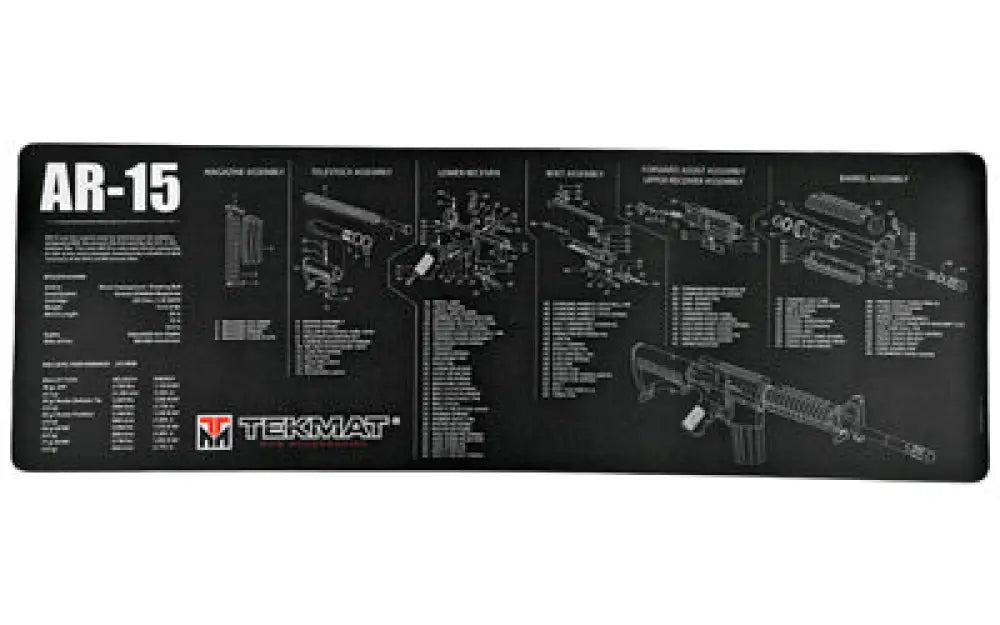 Tekmat Rifle Mat Ar15 Black Buy at Faith and Freedom Outdoors - Cleaning Hardware & Components - Mat