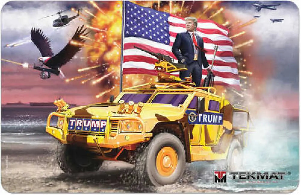 Tekmat Trump Cleaning Mat Freedom Portrait 17’’ x 11’’ Multi-color - Tekr17trump