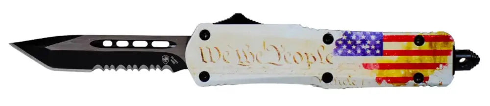 Templar Knife Knives & Edged Tools|knives Small we the People Tanto Serrated Black Buy at Faith and Freedom Outdoors
