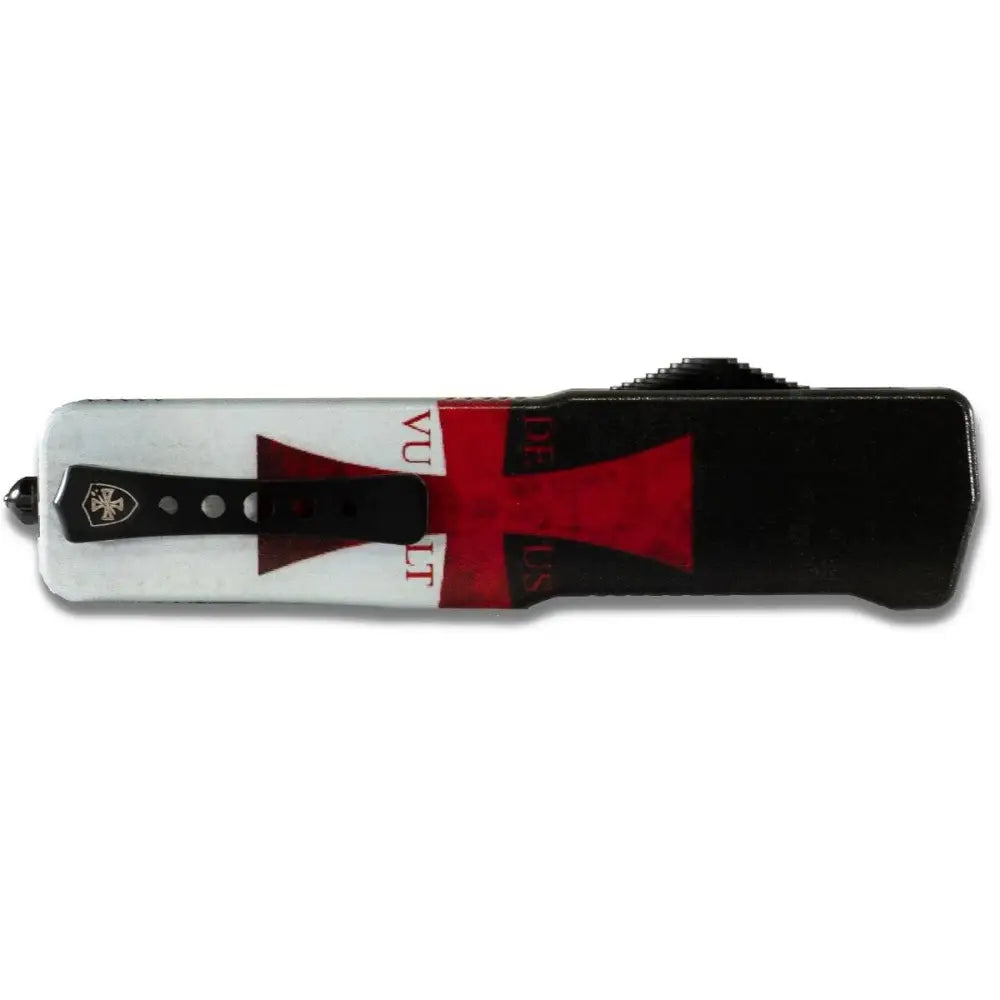 Templar Knife Knives Premium Weighted Automatic 3’’ Serrated Dagger Blade Flag Buy at Faith and Freedom Outdoors