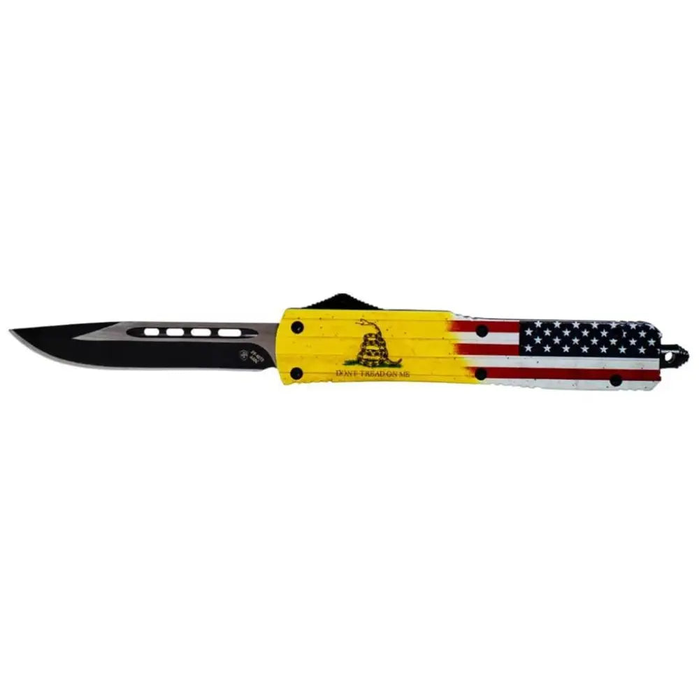 Templar Knife Knives Slim 3-1/2’’ Drop Point Blade Don’t Tread on me us Flag Buy at Faith and Freedom Outdoors