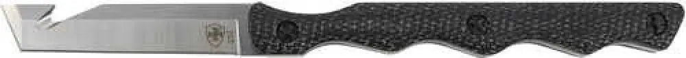 Templar Knife Ntkb222 Neck 2.46’’ Fixed Tanto Plain Powder Coated D2 Steel Blade/ 4.22’’ Black Canvas Micarta Handle
