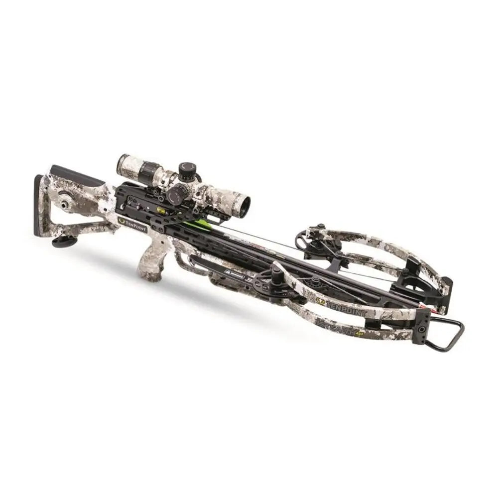 Tenpoint Crossbow Technologies Crossbows Stealth 450 Acuslide 450fps Evo-x Elite Camo with Scope Buy at Faith