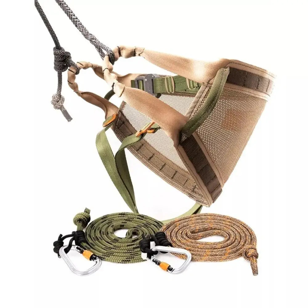 Tethrd Llc Tree Saddles Phantom Saddle Kit Two 11mm Ropes and Caribiners Xl Size Buy at Faith and Freedom Outdoors