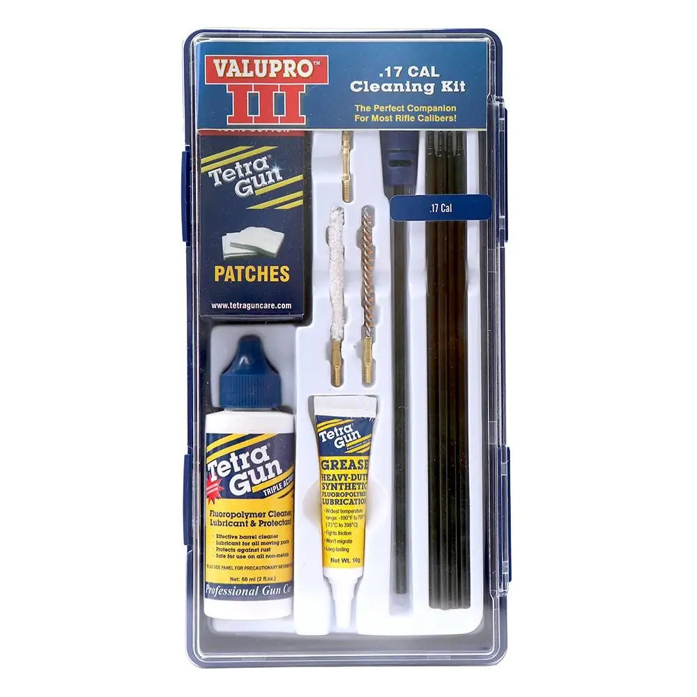 Tetra Gun Cleaning Kits Valupro Iii Kit.17 Cal Handgun/rifle Buy at Faith and Freedom Outdoors