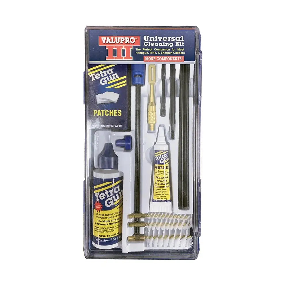 Tetra Gun Cleaning Kits Valupro Iii Kit Universal Rifle/handgun/shotgun Buy at Faith and Freedom Outdoors