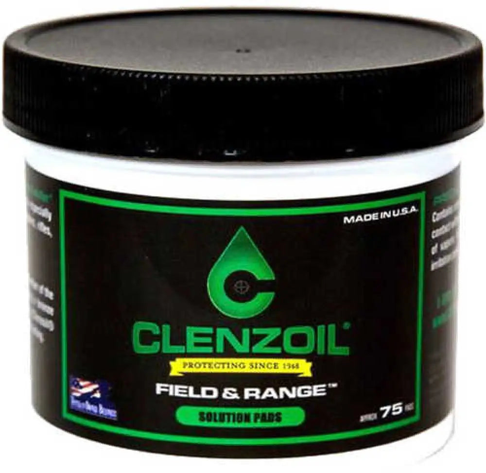 The Clenzoil Field & Range Patch Kit 50 Cal/12 Ga Pre-saturated Cotton Fiber 75 Count - 2014