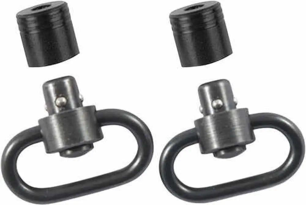 The Outdoor Connection Push Button Swivel Set 1’’ Black Steel Pbs19121