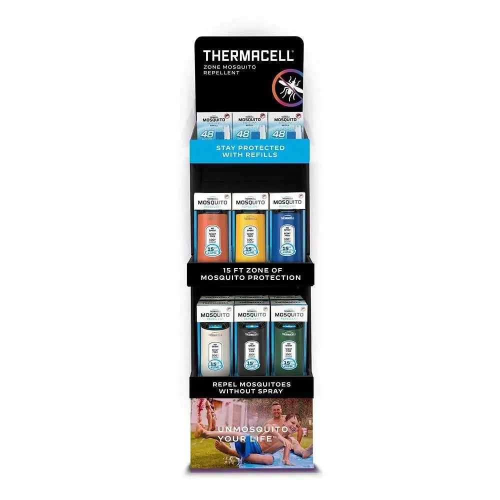Thermacell Repellents Insect Repellants Mixed Patio Shield Mosquito Repeller & Refill Floor Stand Display 6-color Buy