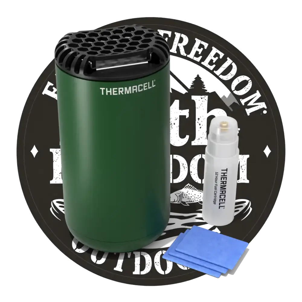 Thermacell Repellents Insect Repellants Patio Shield Mosquito Repeller Forest Green Buy at Faith and Freedom Outdoors
