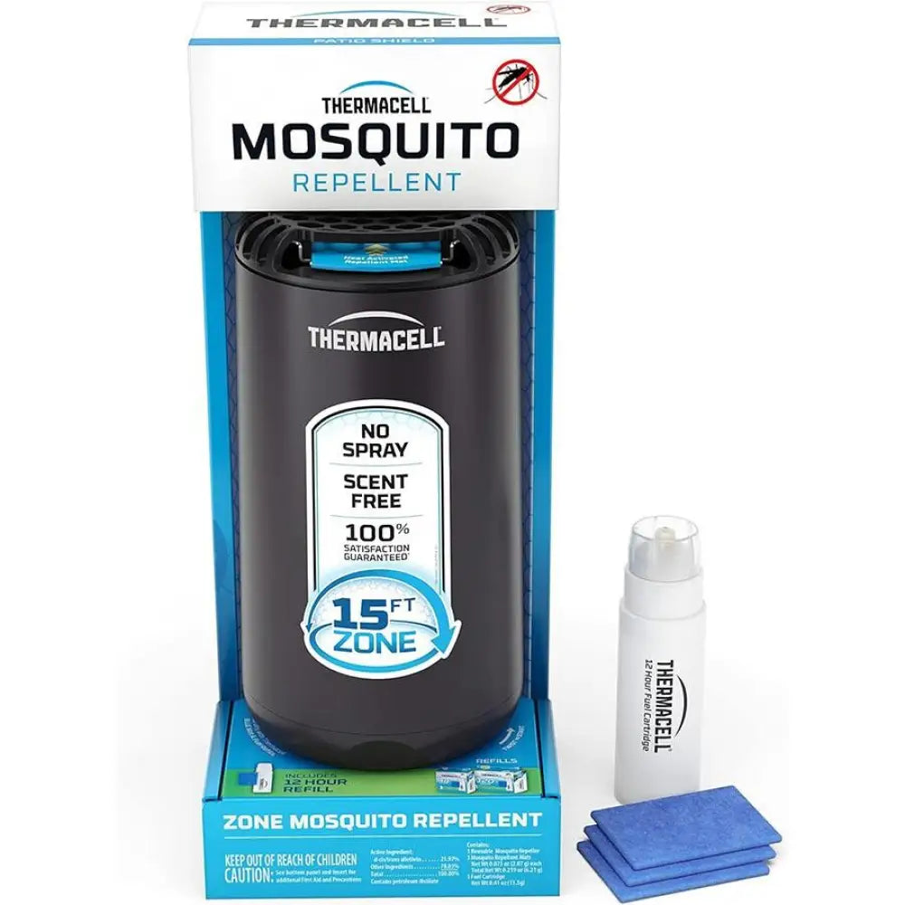 Thermacell Repellents Insect Repellants Patio Shield Mosquito Repeller Graphite Buy at Faith and Freedom Outdoors