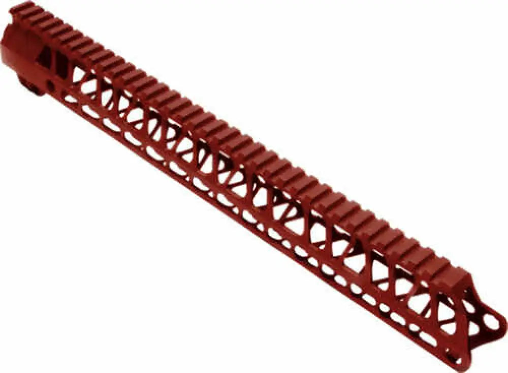 Timber Creek Outdoor Inc Enforcer Handguard Ar-15 Red Anodized Aluminum M-lok 15’’ - Me15hgr