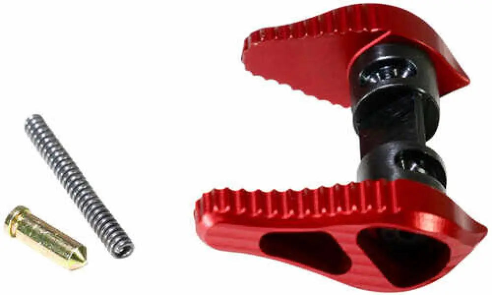 Timber Creek Outdoor Inc Safety Selector Ar-platform Aluminum Red Anodized Ambidextrous - Ambissr