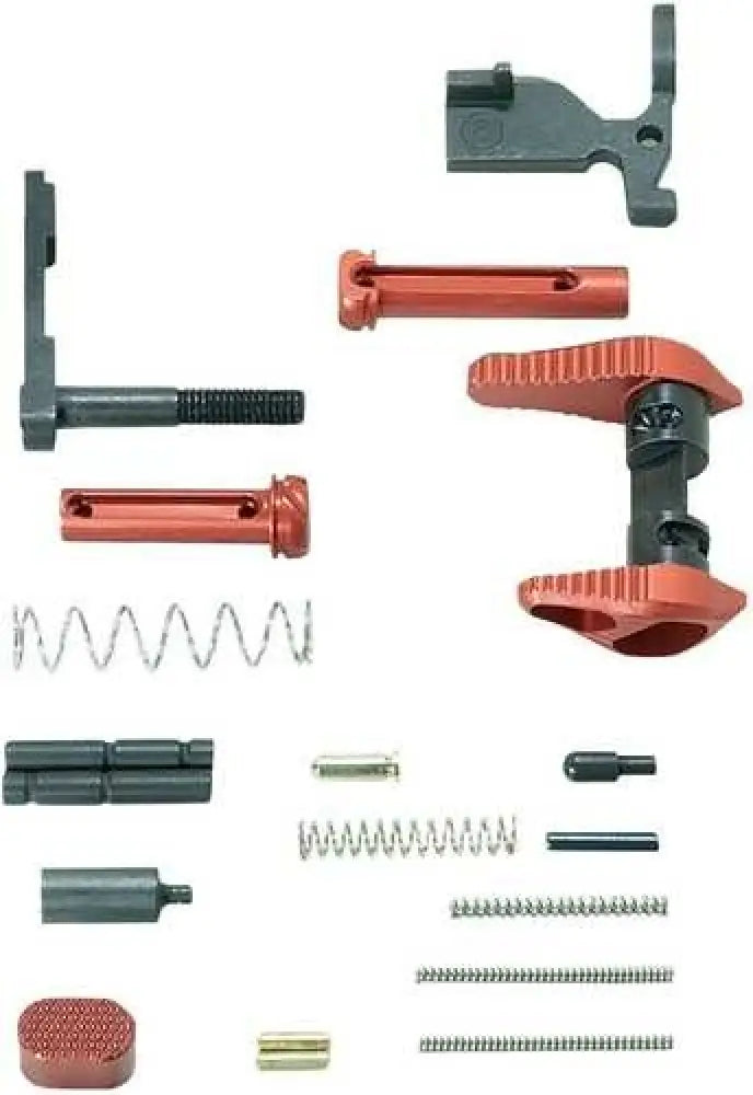 Timber Creek Outdoors Arlpkr Lower Parts Kit Red Anodized Aluminum for Ar-15 - Arlpkr