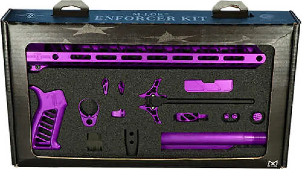 Timber Creek Outdoors Enforcer Complete Build Kit Purple Anodized for Ar-15 - Tcoekppa