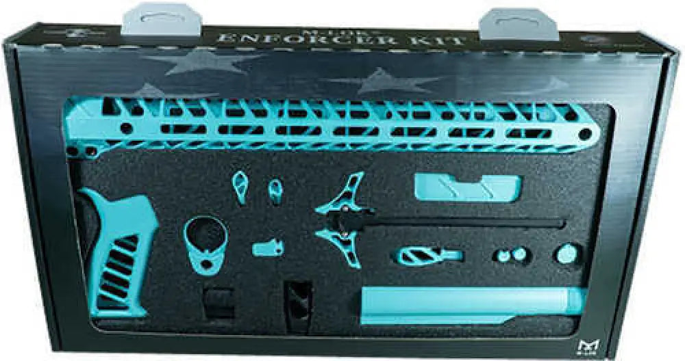 Timber Creek Outdoors Enforcer Complete Build Kit Robin’s Egg Blue for Ar-15 - Tcoekre