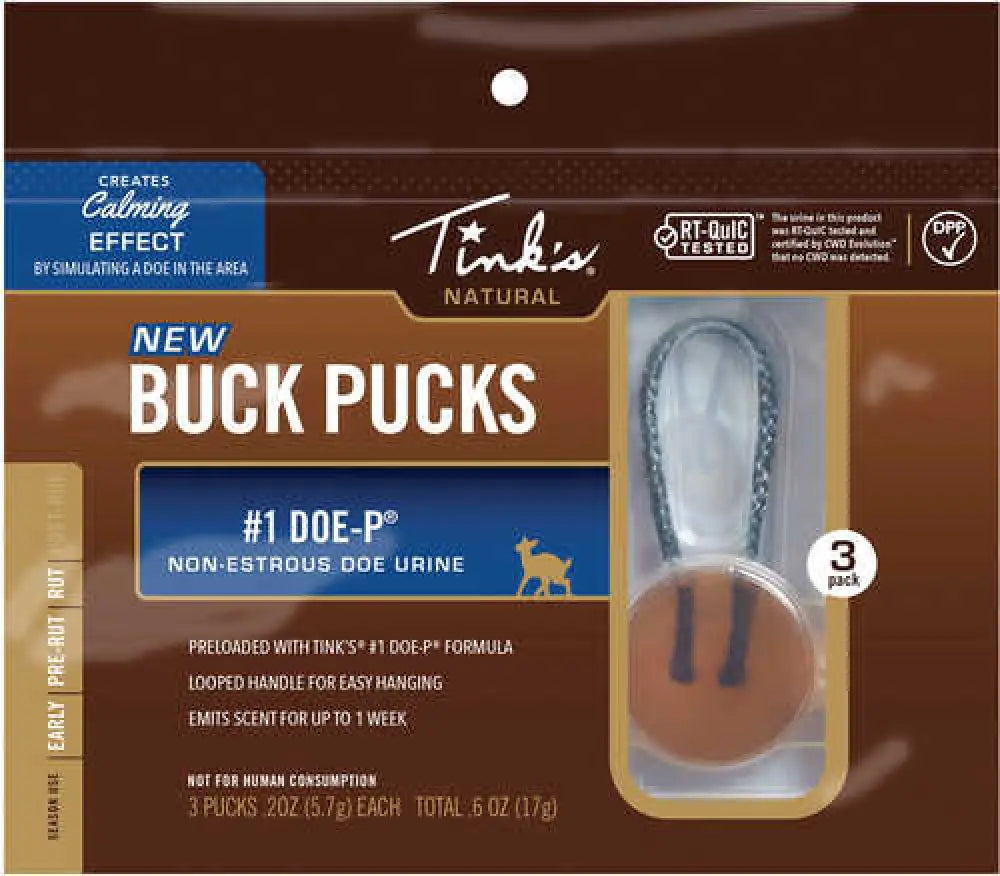 Tinks #1 Doe-p Buck Puck Scent Hanger 3 Pk. - W6341