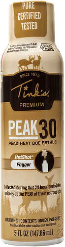 Tinks W5503 Peak30 Hot Shot Deer Doe in Estrus Scent 5 Oz Fogger