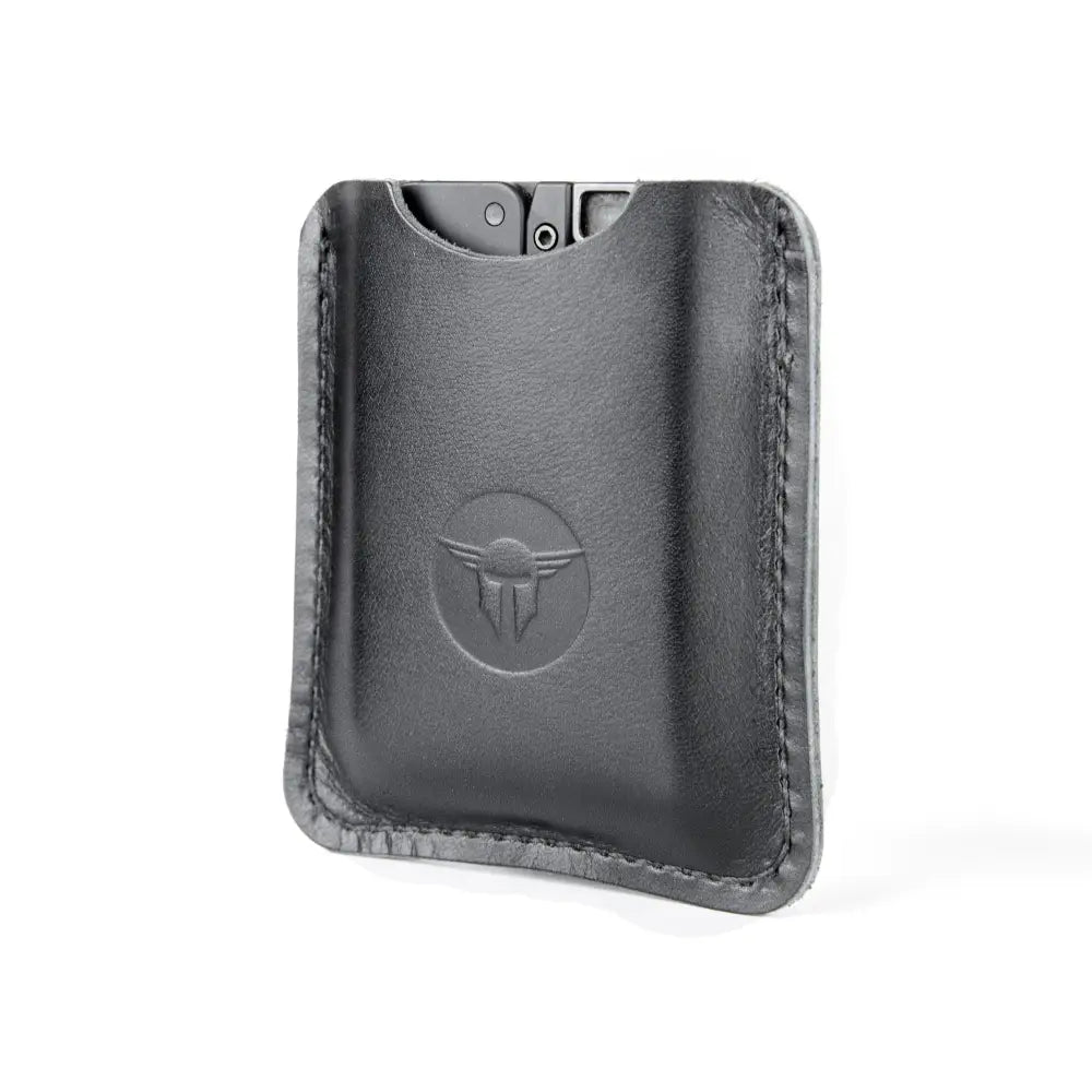 Trailblazer Firearms Magazine Holsters Life Card Leather Sleeve Black Buy at Faith and Freedom Outdoors