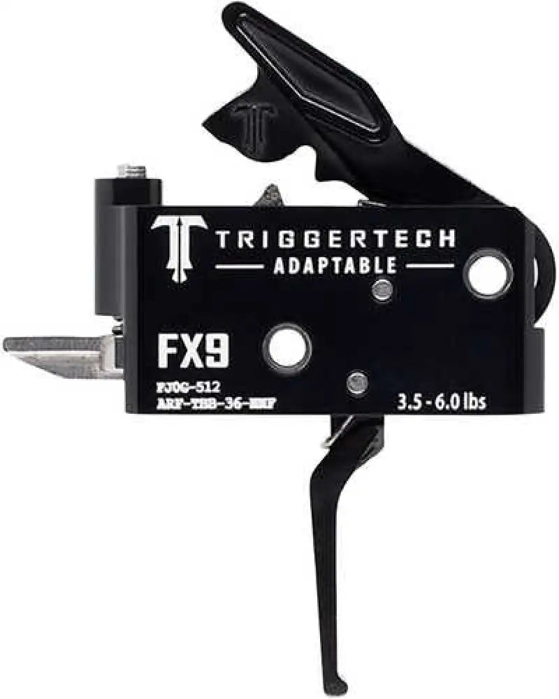 Triggertech Adaptable Fn Fx9 Black Pvd Two-stage Flat 3.50-6 Lbs - Arftbb36nnf