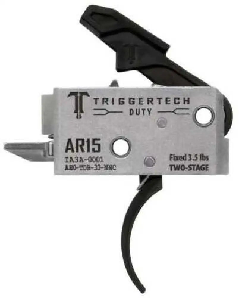 Triggertech Ah0tdb33nnc Duty Curved Trigger Two-stage 3.50 Lbs Draw Weight Fits Ar-15 - Ah0tdb33nnc