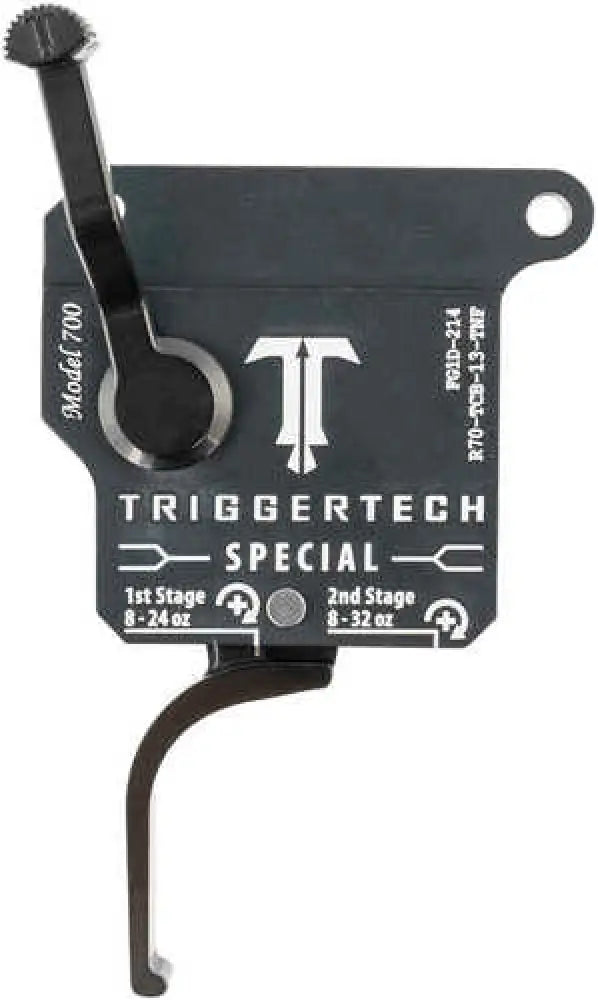 Triggertech Special Remington 700 Two-stage Flat Clean 1-3.50 Lbs Right Black - R70tcb13tnf
