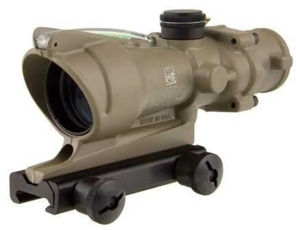 Trijicon Acog 4x32 Dual Illuminated Green Chevron Cerakote Flat Dark Earth Md: Ta31-d-100313 - Ta31-d-100313