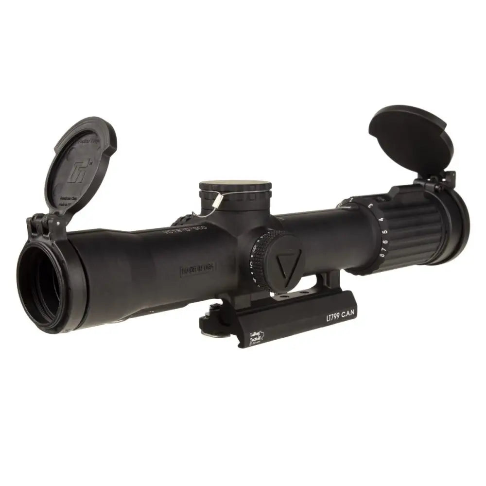Trijicon Centerfire Scopes Sco Vcog Rifle Scope 1-8x28 Ffp Red Mrad Tree Illum. Black with Flipcaps Buy at Faith