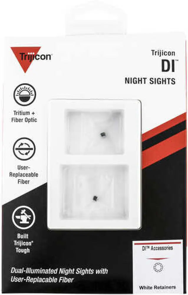 Trijicon Di Night Sight Retainer Replacement Pack White - Ac50012