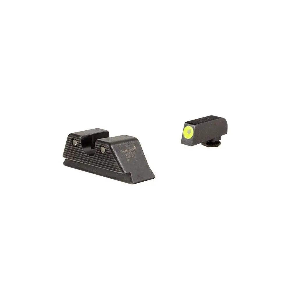Trijicon Night Sights Hd Sight Mos Fit Rear Yellow Front for Glock Models 17-39 Buy at Faith and Freedom Outdoors