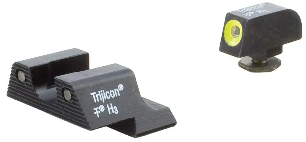 Trijicon Night Sights Hd Sight Set - Yellow Front Outline for Glock Pistols 42 & 43 Buy at Faith and Freedom Outdoors
