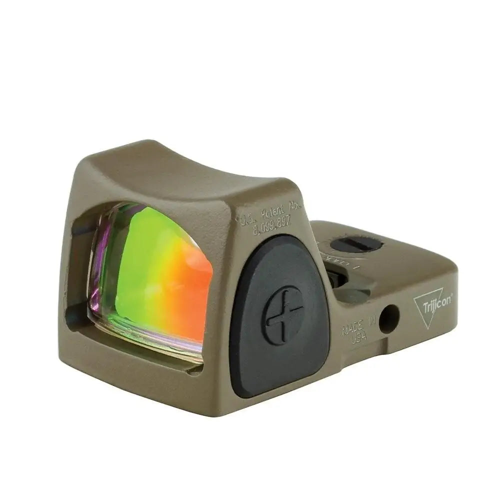 Trijicon Reflex Rmr Type 2 Red Dot Sight 3.25 Moa Illuminated Fde Buy at Faith and Freedom Outdoors