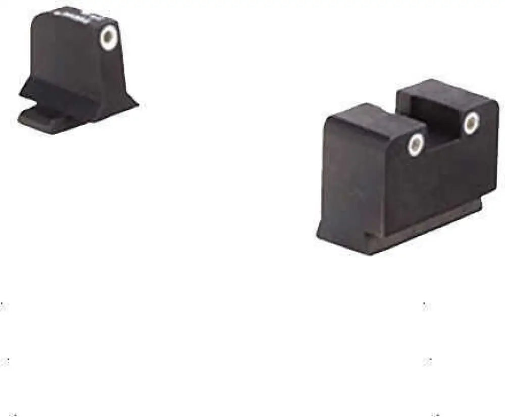 Trijicon Suppressor Night Sight Set Springfield Xd Steel Matte 3-dot Tritium Green with White Outline - 600921