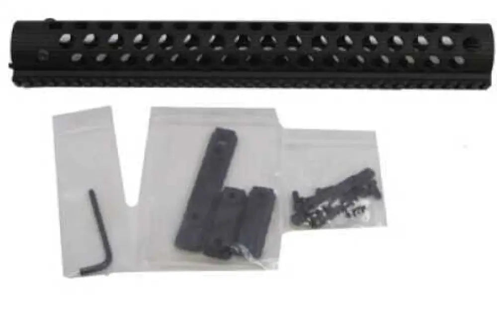 Troy Battlerail Alpha 15’’ Free Floating Low Profile no Sight Black Finish Strx-al1-15bt-01