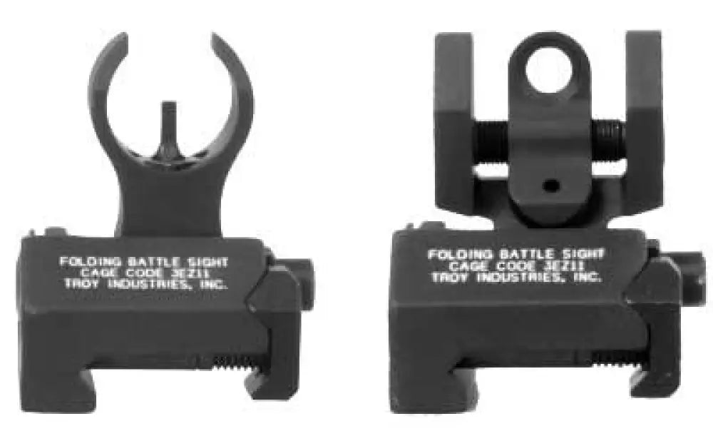 Troy Battlesight Micro Frnt/rear Black Buy at Faith and Freedom Outdoors - Long Gun Sights - Sight