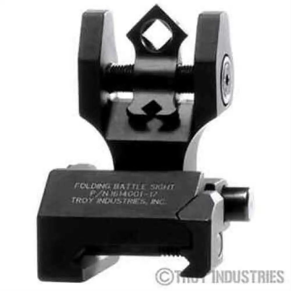 Troy Battlesight Rear Folding Sight Di-optic Aperture Picatinny Black Finish Ssig-doa-rfbt-00