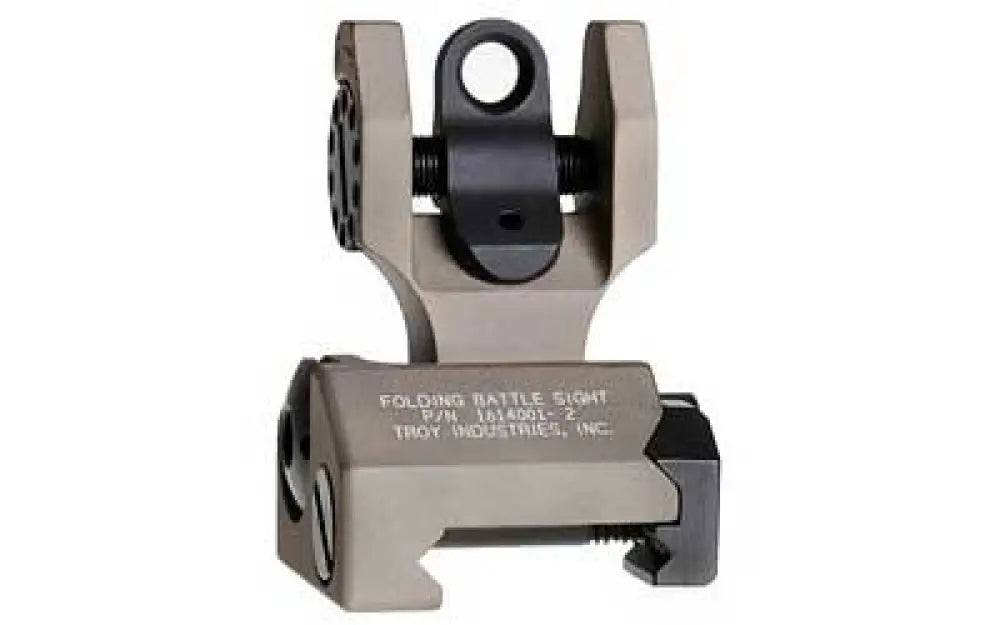 Troy Fldng Rear Battle Sight Fde Buy at Faith and Freedom Outdoors - Long Gun Sights - Sight