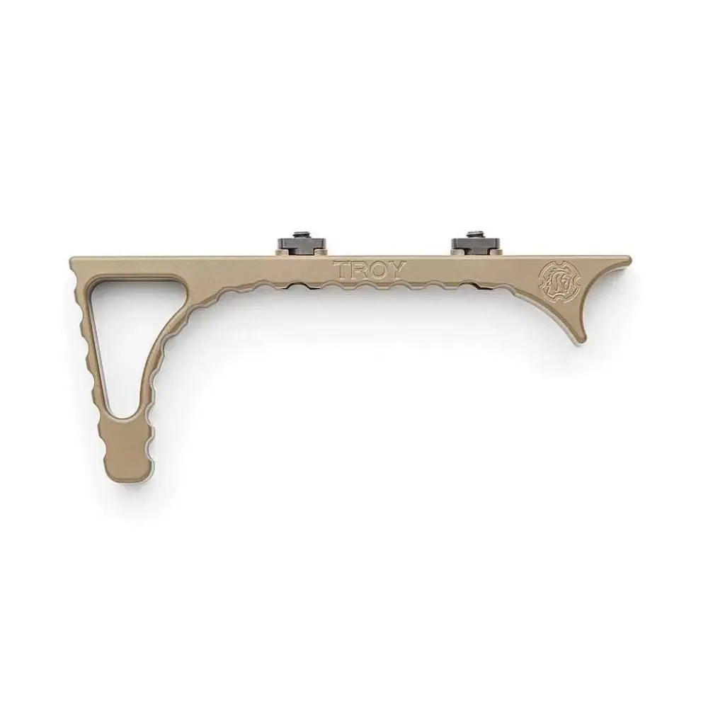 Troy Industries Grips Ar-15 Angled Foregrip Fde Buy at Faith and Freedom Outdoors
