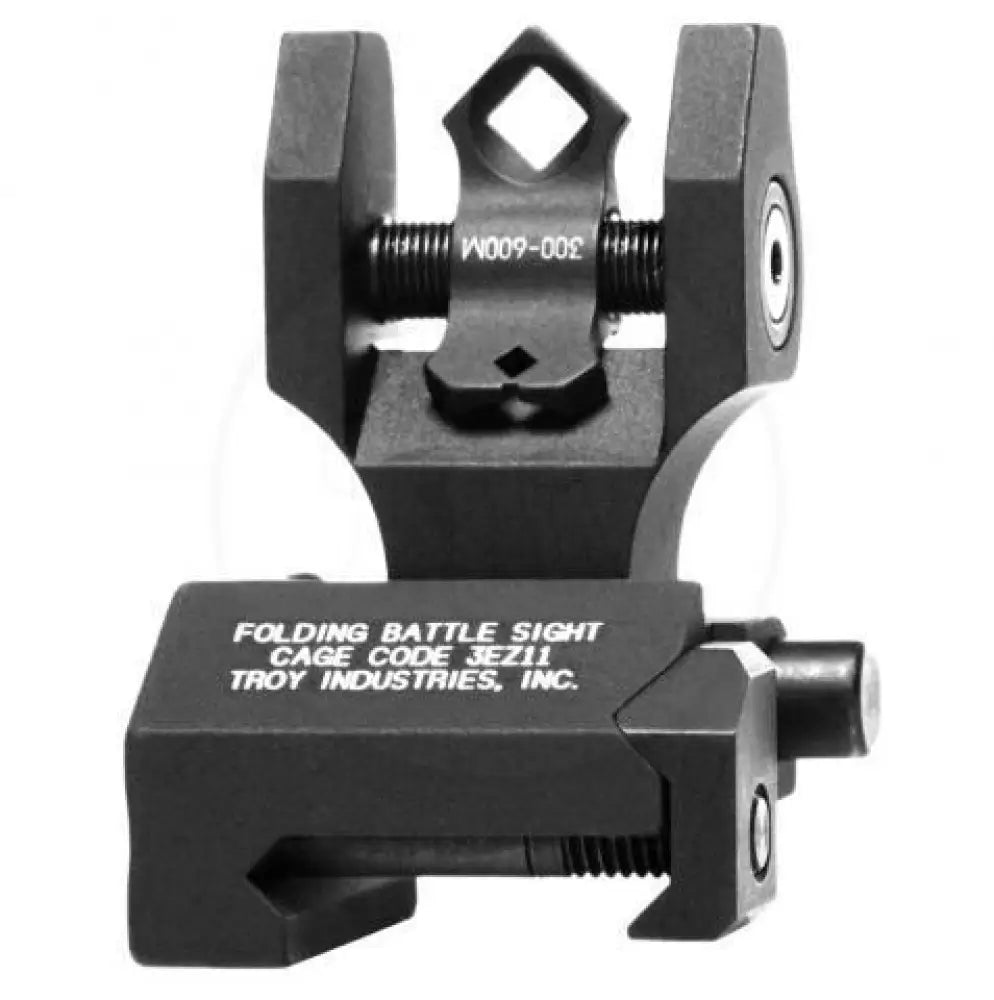 Troy Industries Rifle Sights Diamond (doa)- Rear Folding Battlesight Black Buy at Faith and Freedom Outdoors