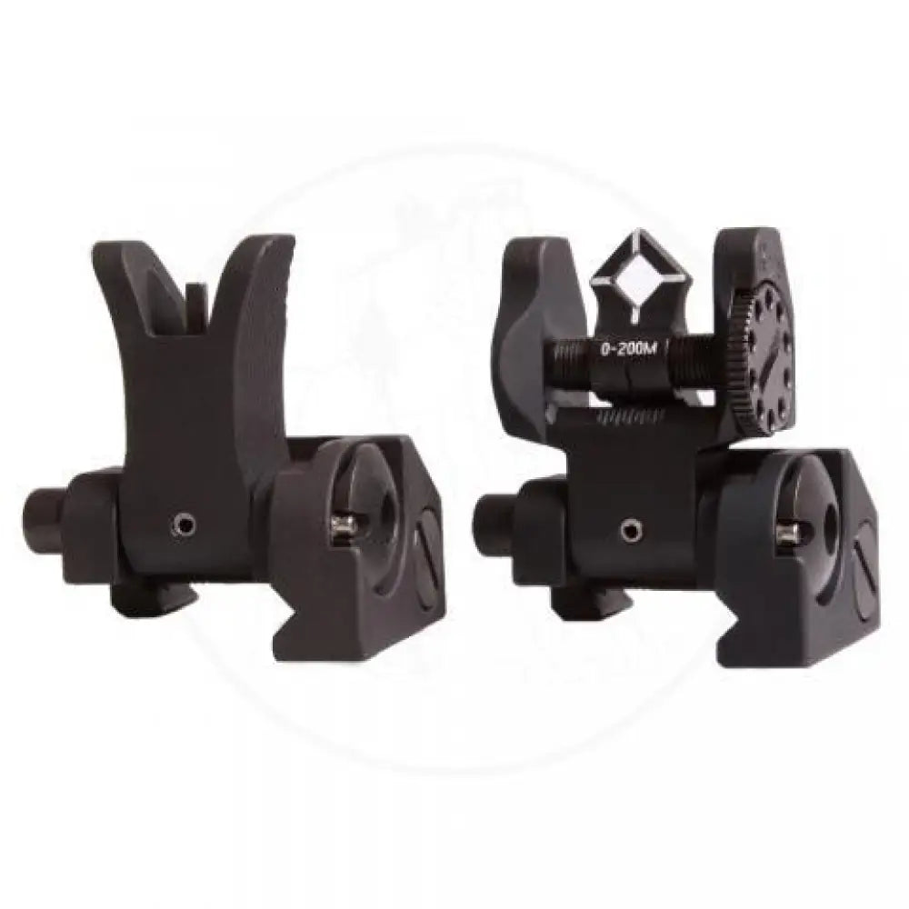 Troy Industries Rifle Sights Micro Sight Set - M4 Front & Dioptic Rear -black Buy at Faith and Freedom Outdoors