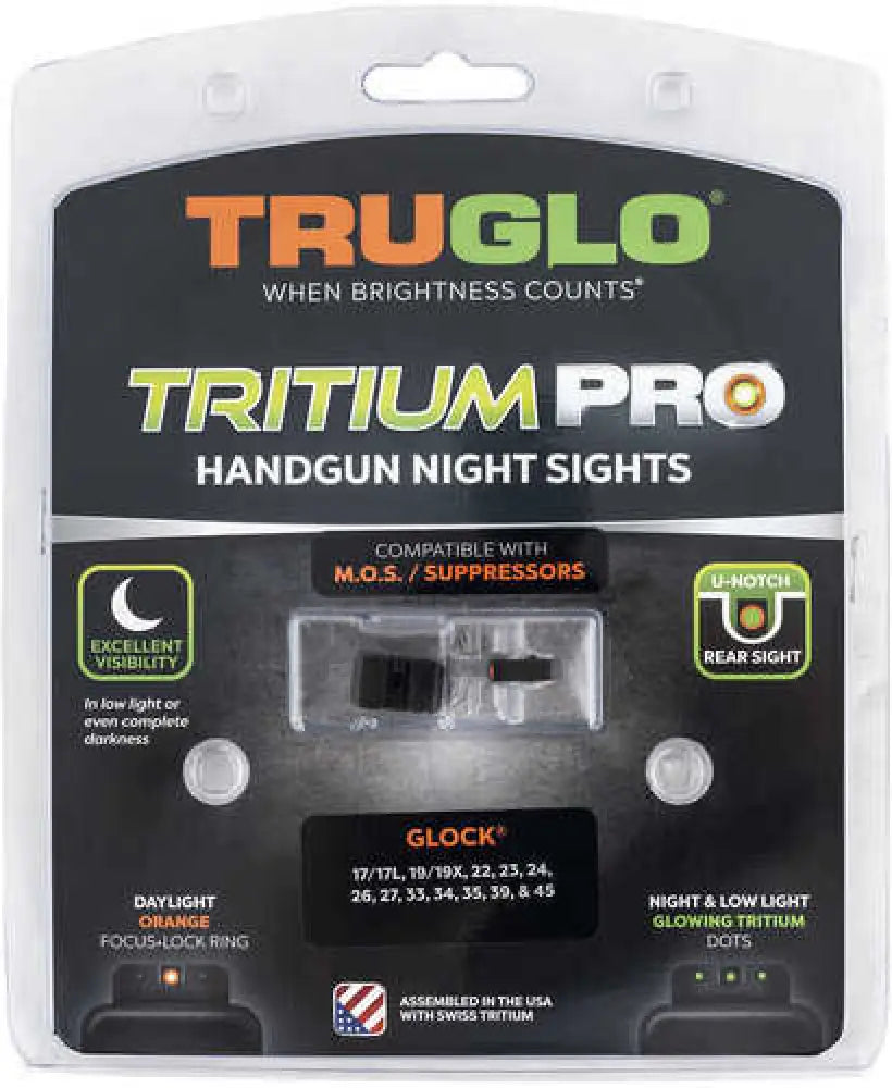 Tru Tg231g1mc Trit Pro for Glock Mos Low Set Orn - Tg231g1mc