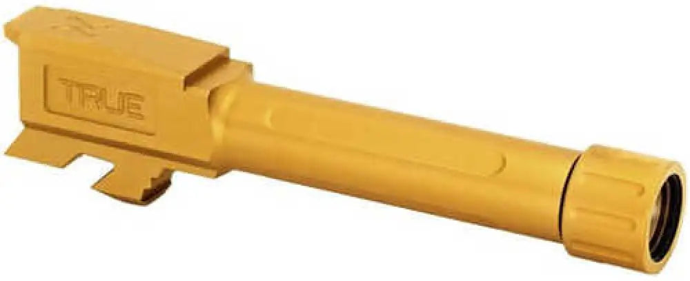 True Precision Barrel 9mm Gold Titanium Nitride Threaded Fits Springfield Armory Hellcat - Tp-shcb-xtg