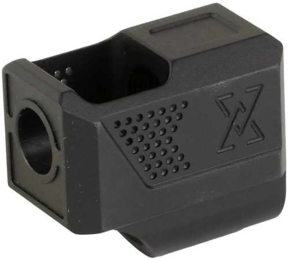 True Precision Mini Comp Compensator 9mm for Glock 43 Matte Finish Black Tp-g43cmp-bl