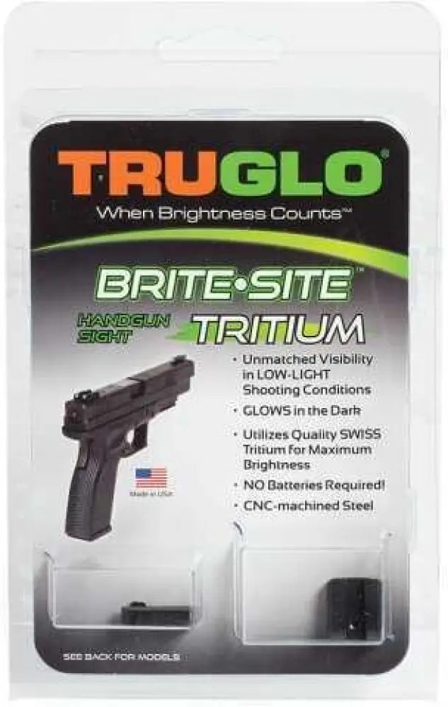 Truglo Brite-site Tritium Sight Fits Glock 42 and 43 Green Tg231g1a