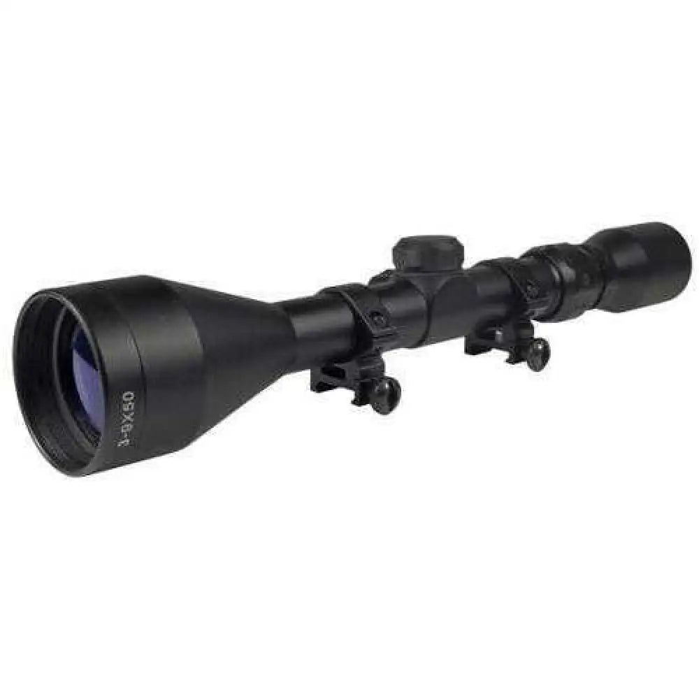 Truglo Buckline 3-9x50mm Riflescope Bdc Reticle 1/4 Moa Weaver Rings Black Md: Tg85395xb