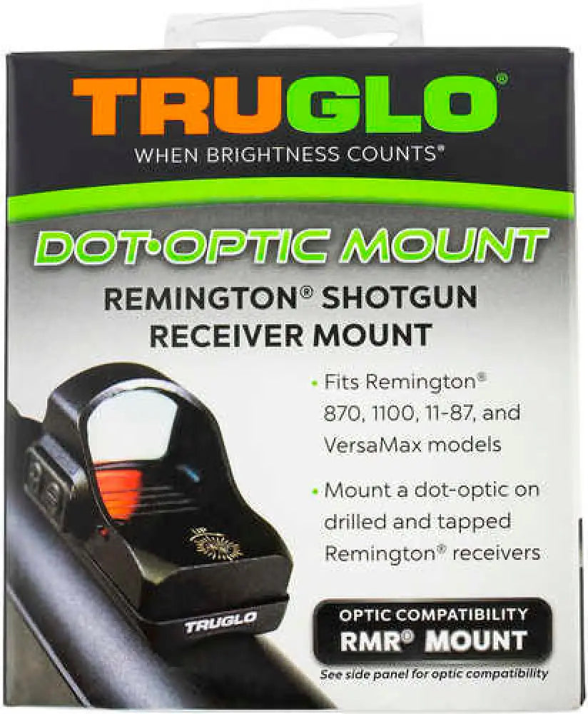 Truglo Dot Optic Mount for Shotguns Remington Receiver Rmr Matte - Tg-tg8955r2