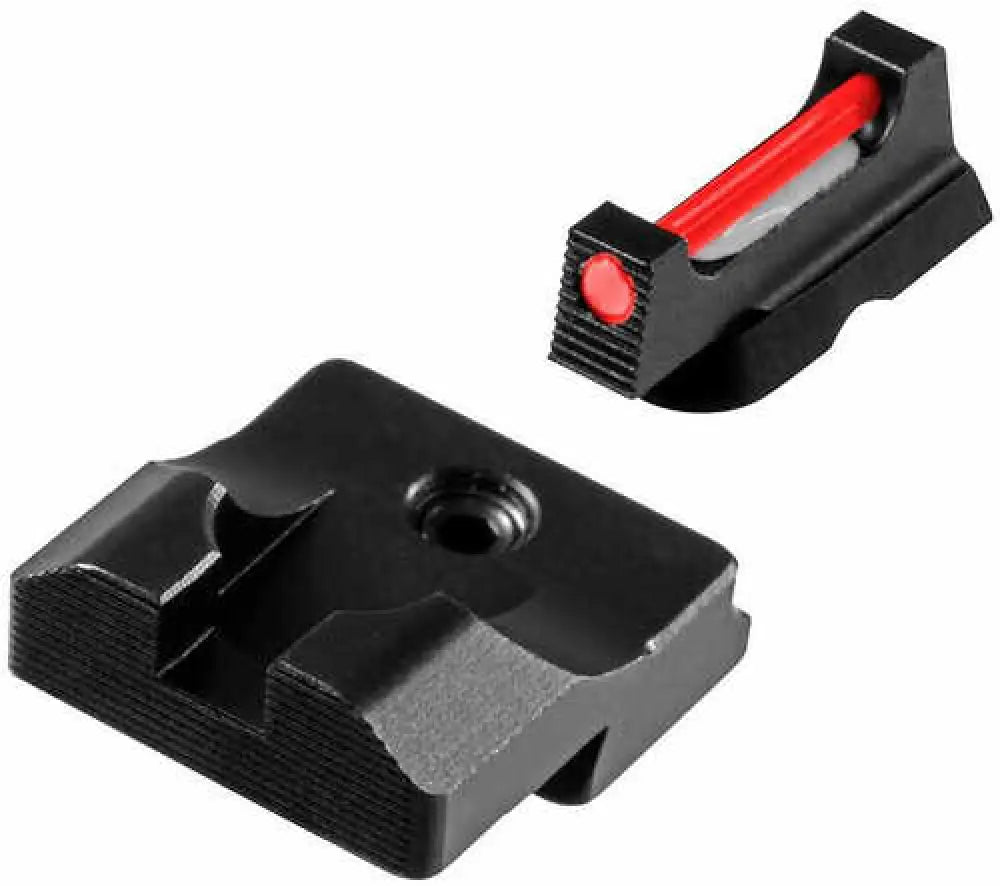 Truglo Fiber-optic Pro Square Red Front Black Rear Nitride Fortress Frame Cz Sp01 - Tg-tg132cz1