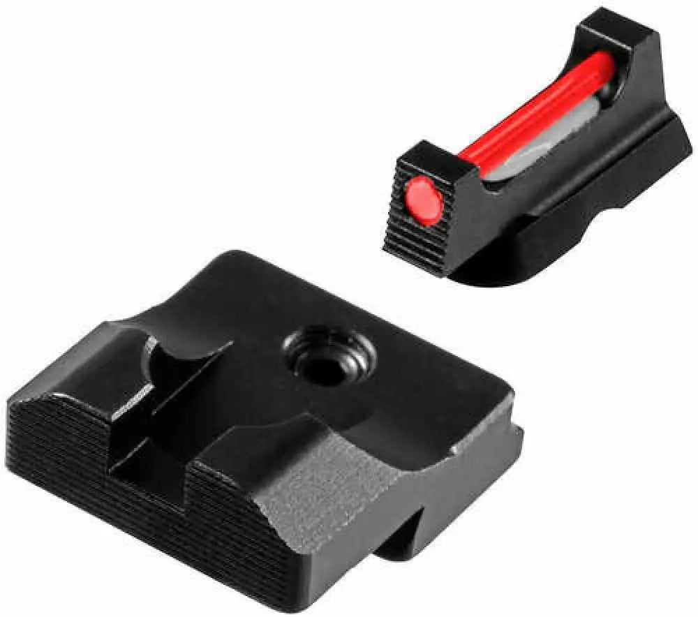 Truglo Fiber-optic Pro Square Optic Red Front Nitride Fortress Frame Walther Q5 - Tg-tg132wq